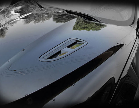 Jaguar XJ Supercharged and XJR Carbon Fiber Hood Louvers