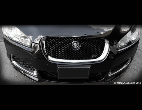 Jaguar XFR Carbon Fiber Front Apron Splitter (2007-2011 models)