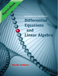 A Concise Introduction to Differential Equations and Linear Algebra (Neville Robbins) - eBook