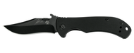 Kershaw Emerson CQC-2K 6024BLK Folding Knife, Black 2.687" Plain Edge Blade, Black G-10 and Stainless Steel Handle