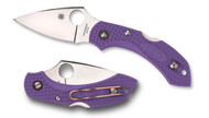 REFERENCE ONLY - Spyderco Dragonfly 2 C28PPR2 Sprint Run Knife VG-10 Purple FRN