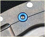 Rick Hinderer Knives Folding Knife Lock Bar Stabilizer -Titanium- Stonewash Blue