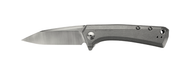 Zero Tolerance ZT 0808 Flipper Folding Knife, 3.25" Plain Edge Blade, Titanium Handle