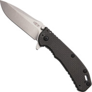 REFERENCE ONLY - Zero Tolerance ZT 0566CF Assisted Opening Knife, 3.25" Plain Edge Blade, Black Carbon Fiber and Stainless Steel Handle