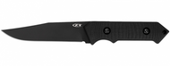Zero Tolerance 0160 Fixed Blade Knife, Black 5" Plain Edge Blade, Black G-10 Handle