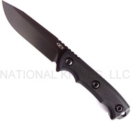 Zero Tolerance 0180 Fixed Blade Knife, Black 4.2" Plain Edge Blade, Black G-10 Handle, Sheath