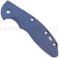 Rick Hinderer Knives Folding Knife G-10 Handle Scale for XM-18 - 3.5"-BLUE-Black