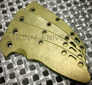 REFERENCE ONLY - Rick Hinderer Knives 3.5" XM-18 Smooth Titanium Handle Scale, Battle Green