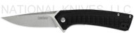 Kershaw Entropy 1885 Assisted Opening Knife, 3.25" Plain Edge Blade, Black GFN Handle