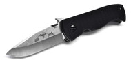 Emerson Knives CQC-7AW SF Folding Knife, Satin 3.25" Plain Edge 154CM Blade, Black G-10 Handle, Emerson "Wave" Opener