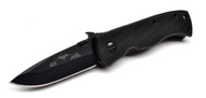REFERENCE ONLY - Emerson Knives CQC-7AW BT Folding Knife, Black 3.25" Plain Edge 154CM Blade, Black G-10 Handle, Emerson "Wave" Opener