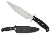 Spyderco Respect Fixed Blade Knife FB44GP 7.9" CPM-154 PlainEdge Blade Black G10
