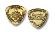 Spyderco SpyderCoin 2018 Challenge Coin - Antique Bronze Finish