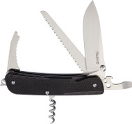Ruike Knives Trekker LD32-B Multitool 3.4" Blade 13 Functions Black G-10 Handle