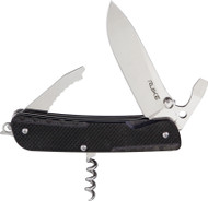 Ruike Knives Trekker LD21-B Multitool 3.4" Blade 12 Functions Black G-10 Handle
