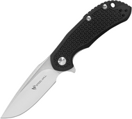 Steel Will Knives Cutjack Mini Knife C22M-1BK Satin 3.06" D2 Blade Black FRN