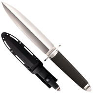 Cold Steel Tai Pan Knife 35AA 7.37" Double Edge Blade Kray-Ex Handle - Sheath