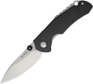 Ruike Knives P671-CB Folding Knife 2.71" Blade Black Carbon Fiber - G10 Laminate