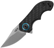 Zero Tolerance 0022 Folding Knife 1.8" 20CV Blade Carbon Fiber - Titanium