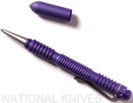 Rick Hinderer Knives Extreme Duty Spiral Ink Pen, Matte Purple Aluminum