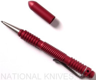Rick Hinderer Knives Extreme Duty Ink Pen - Aluminum - Spiral - Matte Red