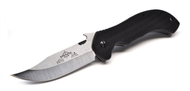 Emerson Knives Appalachian SF Folding Knife, Satin 3.6875" Plain Edge 154CM Blade, Black G-10 Handle, Emerson "Wave" Opener