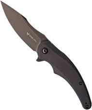 Steel Will Knives Arcturus Knife F55-03 Black Stonewash 3.68" Blade Black G-10