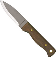 Condor Tool & Knife Bushlore Knife CTK232-4.3HC PlainEdge 1075 Blade Wood Handle