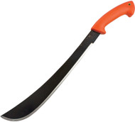 REFERENCE ONLY - Condor Tool & Knife Village Eco-Survival Golok Machete CTK3903-14.5HC, 1075 Plain Edge Blade, Orange Polypropylene Handle, Sheath