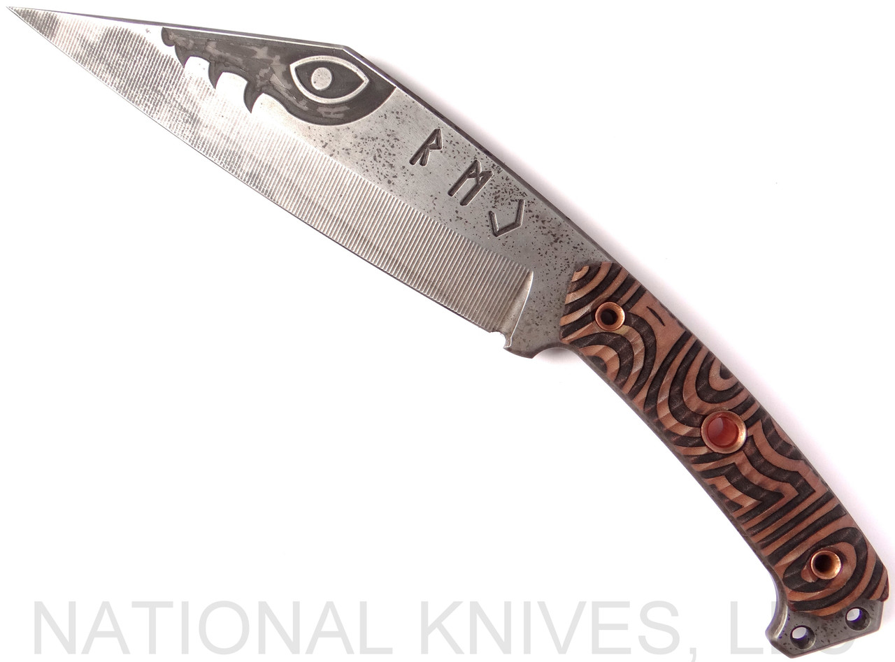 Rmj Tactical Custom Combat Valhalla Fixed Blade Knife For Reference National Knives Llc