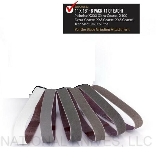 DLR Work Sharp Ken Onion Blade Grinding Attachment P120 Grit Belt Kit SA0003564 
