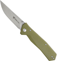 Steel Will Knives Daitengu Folding Knife F11-02 Satin 3.12" D2 Blade OD G-10