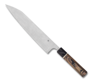 Spyderco Culinary M. Carter Itamae Gyuto Knife K19GPBNBK Burl G-10 Super Blue