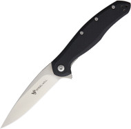 Steel Will Knives Intrigue Mini Knife F45M-31 Satin 3.25" M390 Blade Black G-10