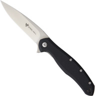 Steel Will Knives Intrigue Mini Knife F45M-31 Satin 3.25" M390 Blade Black G-10