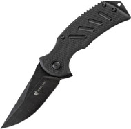 Steel Will Knives Censor Clip Point Knife F13-A3B Black Stonewash 3.5" Blade FRN