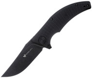 Steel Will Knives Sargas Knife F60-08 Black Stonewash 3.25" Blade Black G-10