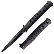 Cold Steel Ti-Lite 26C6 Folding Knife Black 6" S35VN Blade Black G-10 Handle