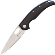 Steel Will Knives Sedge Mini Folding Knife F19M-10 Satin D2 Blade Black G-10