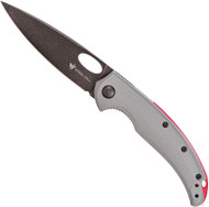 Steel Will Knives Sedge Mini Folder Knife F19M-20 Black Stonewash Blade Gray G10