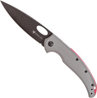 Steel Will Knives Sedge Folding Knife F19-20 Black Stonewash D2 Blade Gray G-10