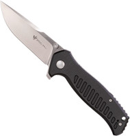 Steel Will Knives Barghest Mini Folding Knife F37M-01 Satin D2 Blade Black G-10