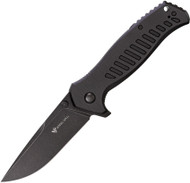 Steel Will Knives Barghest Folding Knife F37-03 Black Stonewash Blade Black G-10