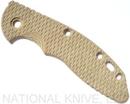 Rick Hinderer Knives TEXTURED Micarta Handle Scale - XM-18 - 3.5" - Natural