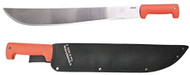 REFERENCE ONLY - Condor Tool & Knife Eco-Light El Salvador Machete CTK152-18HC, 1075 Plain Edge Blade, Orange Polypropylene Handle, Sheath