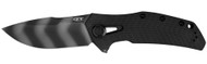 Zero Tolerance 0308BLKTS Flipper Folding Knife Tiger Stripe 3.75" 20CV Blade G10