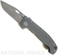 Strict Limit of One (1) AD-20 TOTAL per customer, household, etc.  Demko Knives MG AD-20 Folding Knife Stonewash CPM-20CV Blade Gray G-10 Handle - WITH Thumb Slot