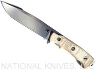 Rick Hinderer Knives FieldTac 6.0 Harpoon Spanto Stonewash Nitro-V Blade -Sheath