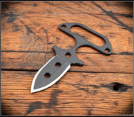 RMJ Tactical Knife 2.1" Colbalt Double Plain Edge S45VN Blade - Sheath