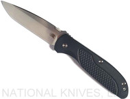 Rick Hinderer Knives Firetac Spanto Knife Stonewash 20CV Blade SW L/S Black G-10